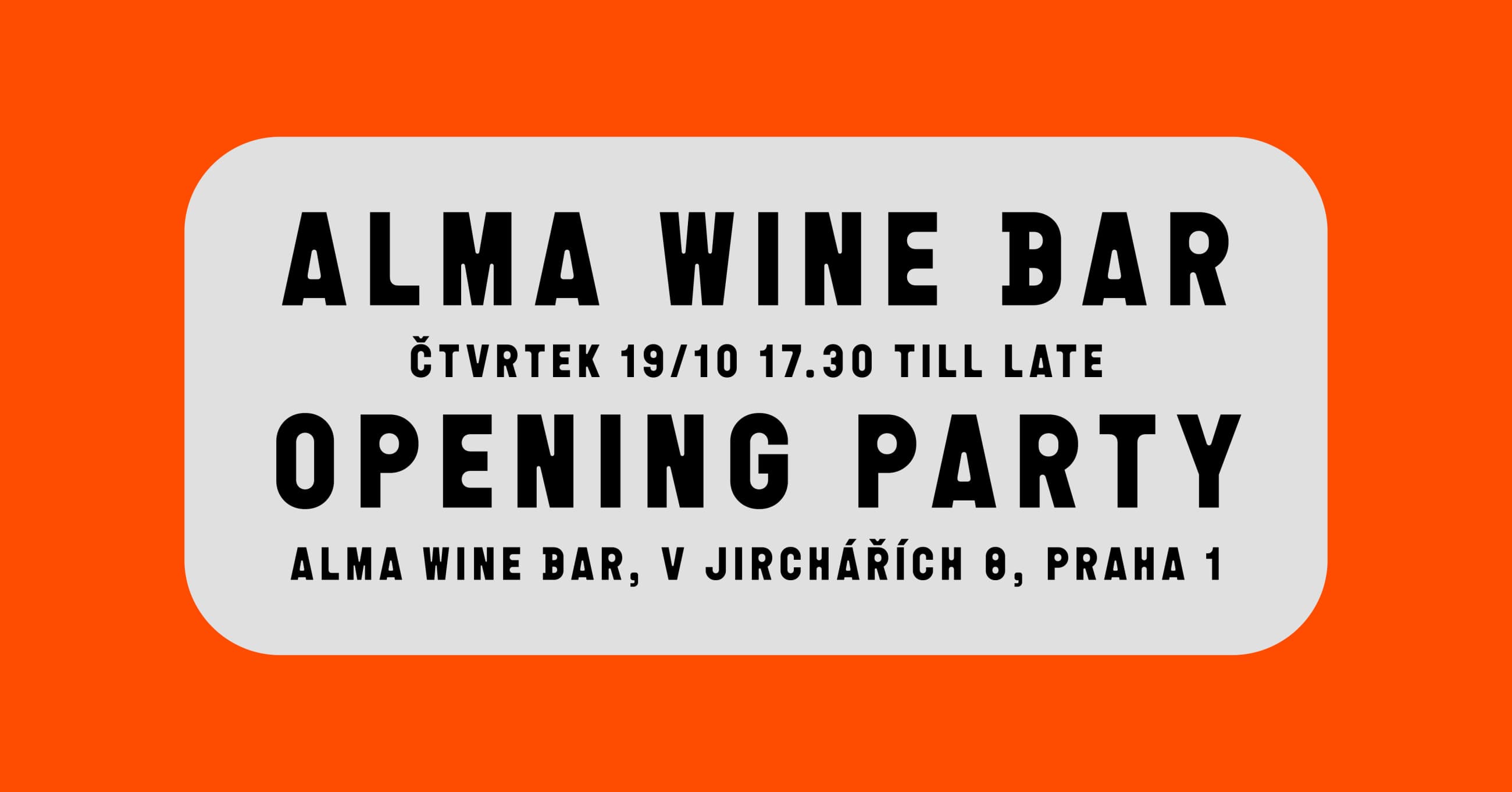 ALMA WINE BAR OPENING Alma Prague